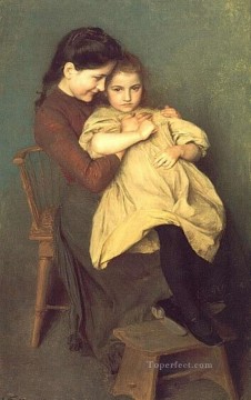 Chagrin dEnfant Realism Emile Friant Oil Paintings